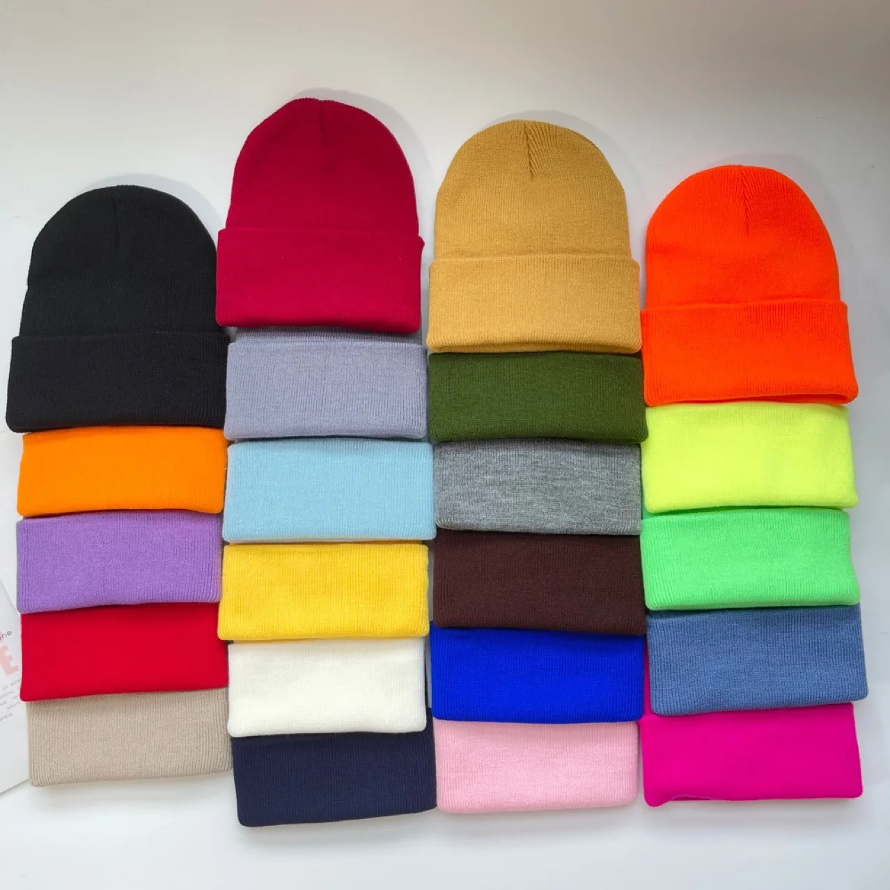 

Women Winter Knitted Beanie Hat Men Autumn Female Beanie Caps Warmer Bonnet Men Casual Cap Wholesale