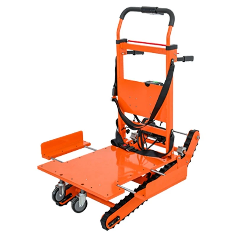 

crawler type up and down stairs to pull goods truck, new automatic adjustment balance climbing machine, high load foldable