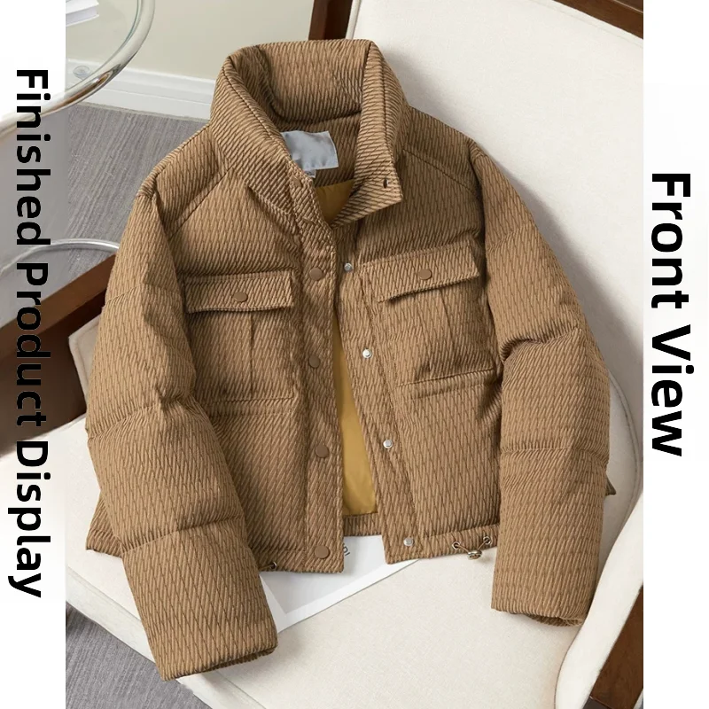  Women's Short Cotton Jacket Pattern DIY Design And Production Home Fabric Art Clothing Sample Drawing Korean Style