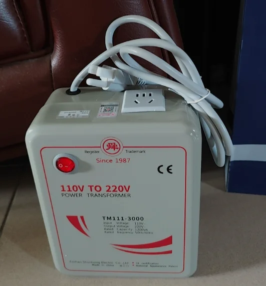 110v change to 220v transformer Voltage converter.Suit for 110v,less than 250w electrical appliances suit for USA, Japan,Mexico
