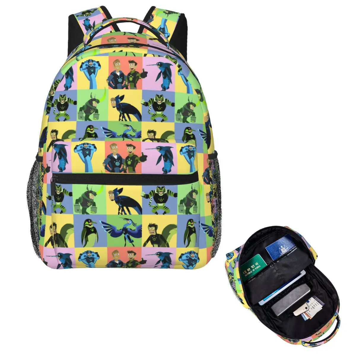 

Рюкзак Wild Kratts Creature Powers, Лидер продаж, рюкзак большой емкости для мальчиков и девочек, школьная сумка, сумки на плечо для мужчин и женщин