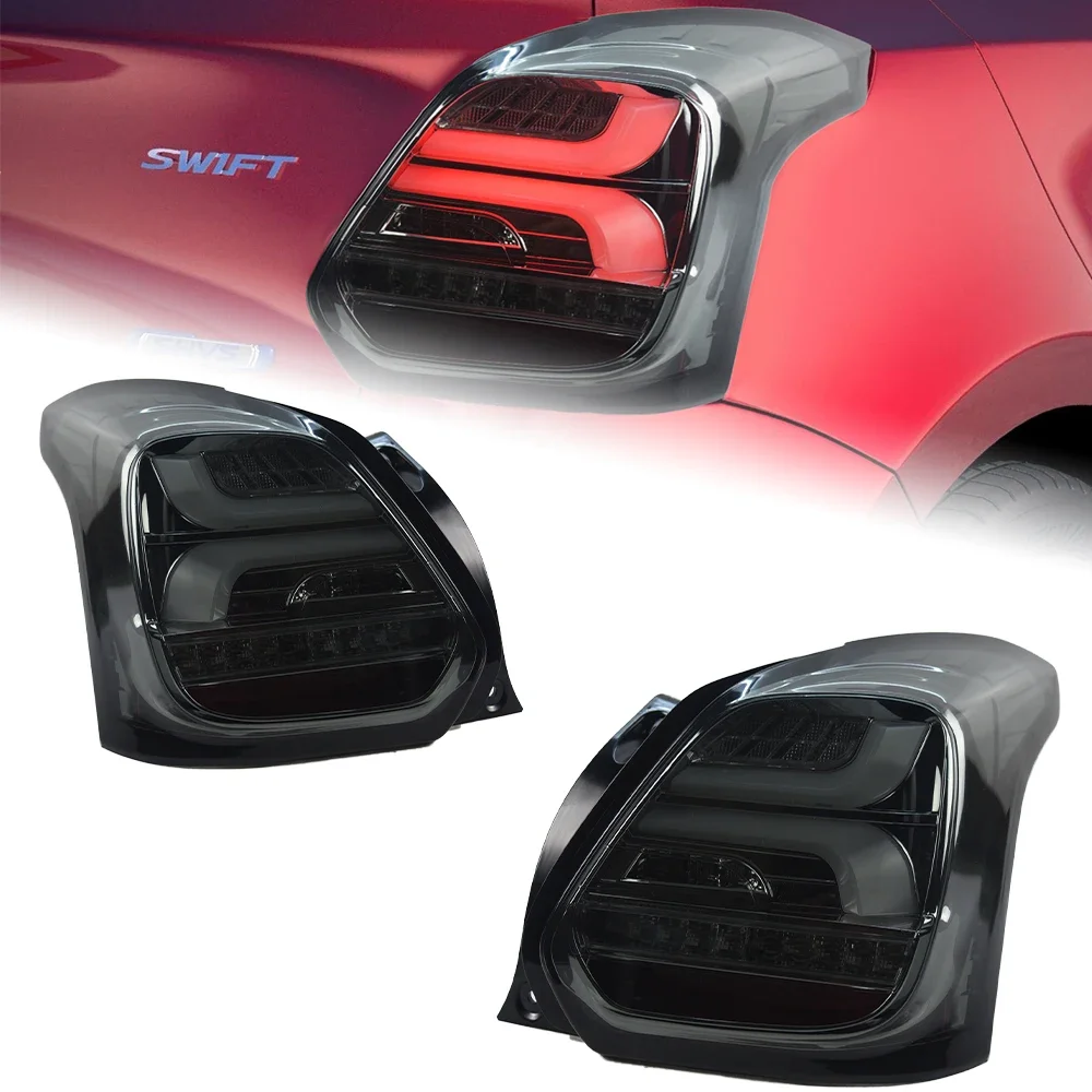 

Car Styling for Suzuki Swift Tail Light 2017-2019 Swift Sport LED Tail Lamp LED DRL Signal Brake Reverse auto Accessories