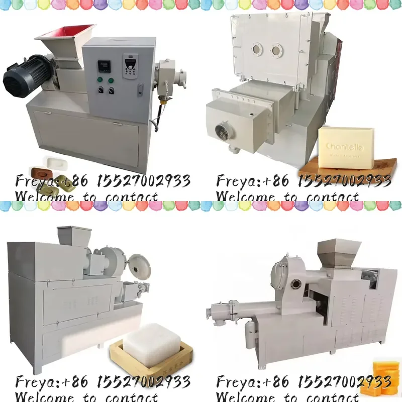 Export Quality Fully Automatic Mixing Machine Multifunctional Bar Soap Line Cutter Extruder Refiner Small Business Use