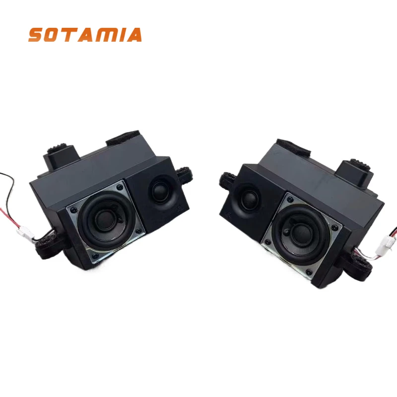 

SOTAMIA 2PCS 2 Inch Two Way Small Speaker 6 Ohms 12 Watts Fever Grade Surround Speaker Passive Speaker Silk Film Tweeter