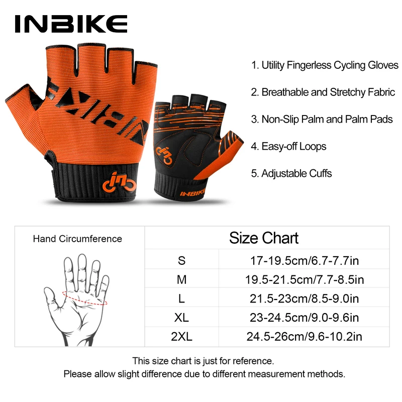 INBIKE Shockproof Cycling Gloves Summer Men\'s MTB Road Bike Gloves Thickened Pad Women Outdoor Sport Bicycle Gloves MH106