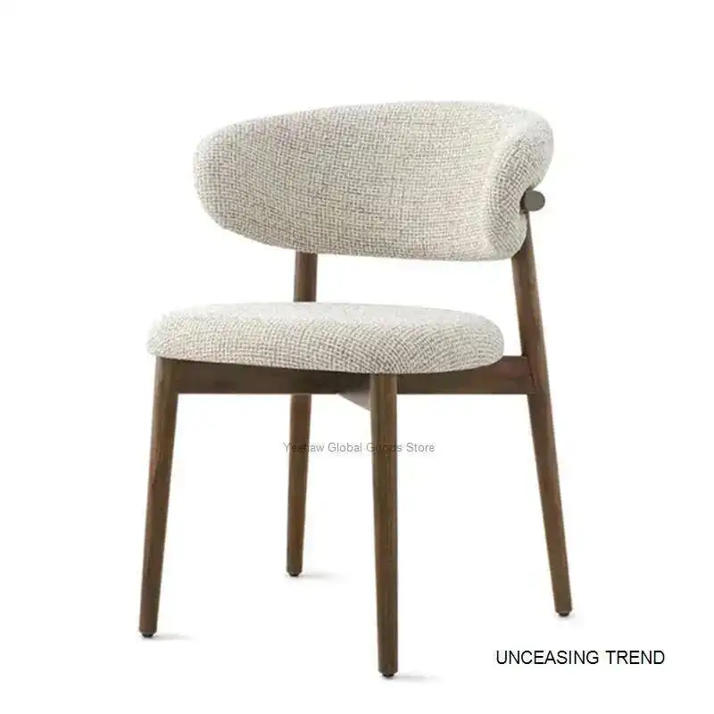 Simple Stylish Chair Light Luxury Nordic Style Modern Chair Home Desk Dining Room Cadeiras Kitchen Chairs AuraCraft image 2