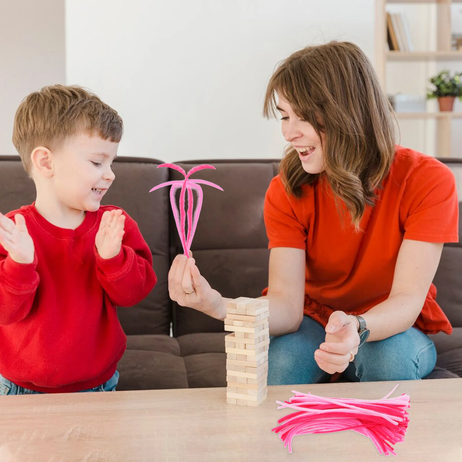 

Colorful Pipe Cleaners Chenille Sticks Twist Rods DIY Material Bulk Craft Supplies Multi Color Sculpture Making