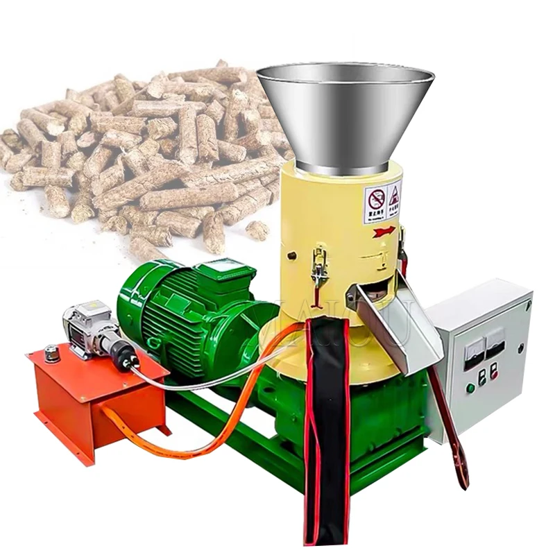 Diesel Engine Wood Sawdust BioFuel Pellets Making Machine Biomass Fuel Granulator Sawdust Straw Fuel Wood Pellet Machine