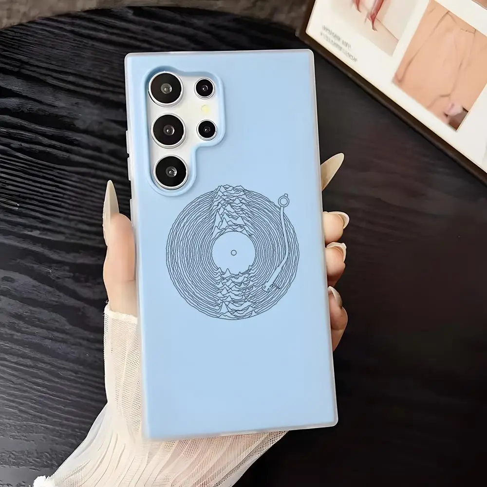 Rock Band J-Joy Division Phone Case For Samsung Galaxy S25 S24 S22 S23 Ultra S21 S20 Plus Frosted Jelly Shockproof Soft Cover