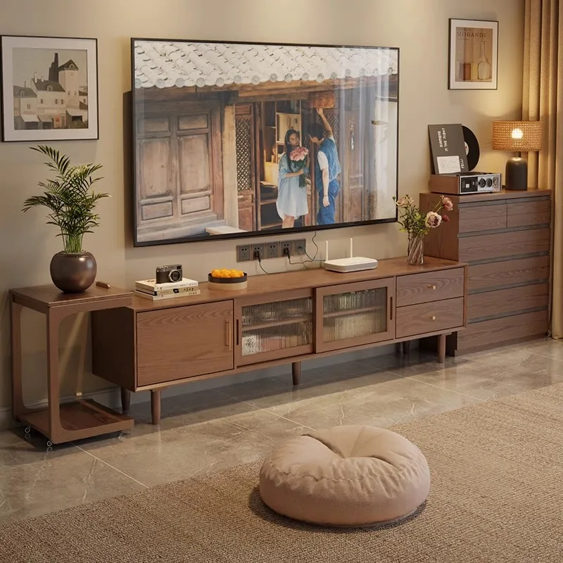 

Storage Living Room TV Stand Holder Television Wooden Lowboard TV Cabinet Fashion Media Mueble Tv Salon Living Room Furniture