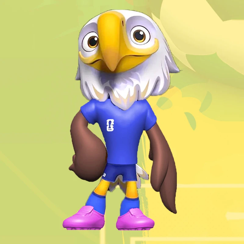 2026 كأس العالم التميمة البوب الشكل دمية تمثال الديكور الحلي البلاستيكية عمل الشكل جمع نموذج ألعاب أطفال الهدايا