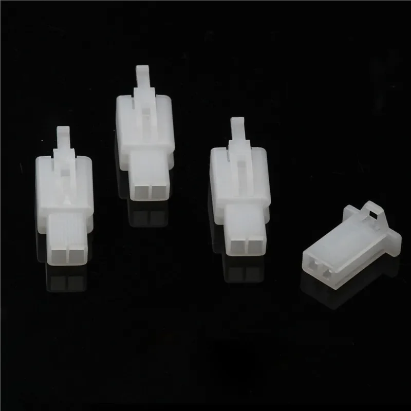60pcs 10set Car Electrical 2.8mm 2 Pin Wire Terminal Connector Fixed Hook Male Female Terminals Pin Automotive Connector