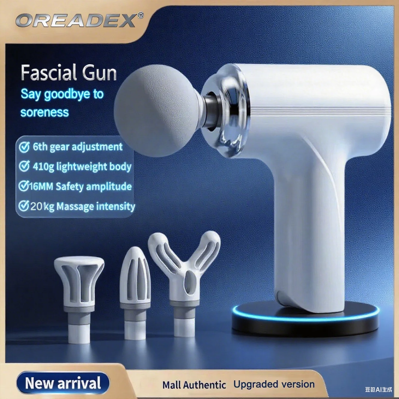 

Rechargeable Wireless Massager 6 Speed Vibration Adjustment Small Cervical Muscle Relaxation Electric Professional Massager