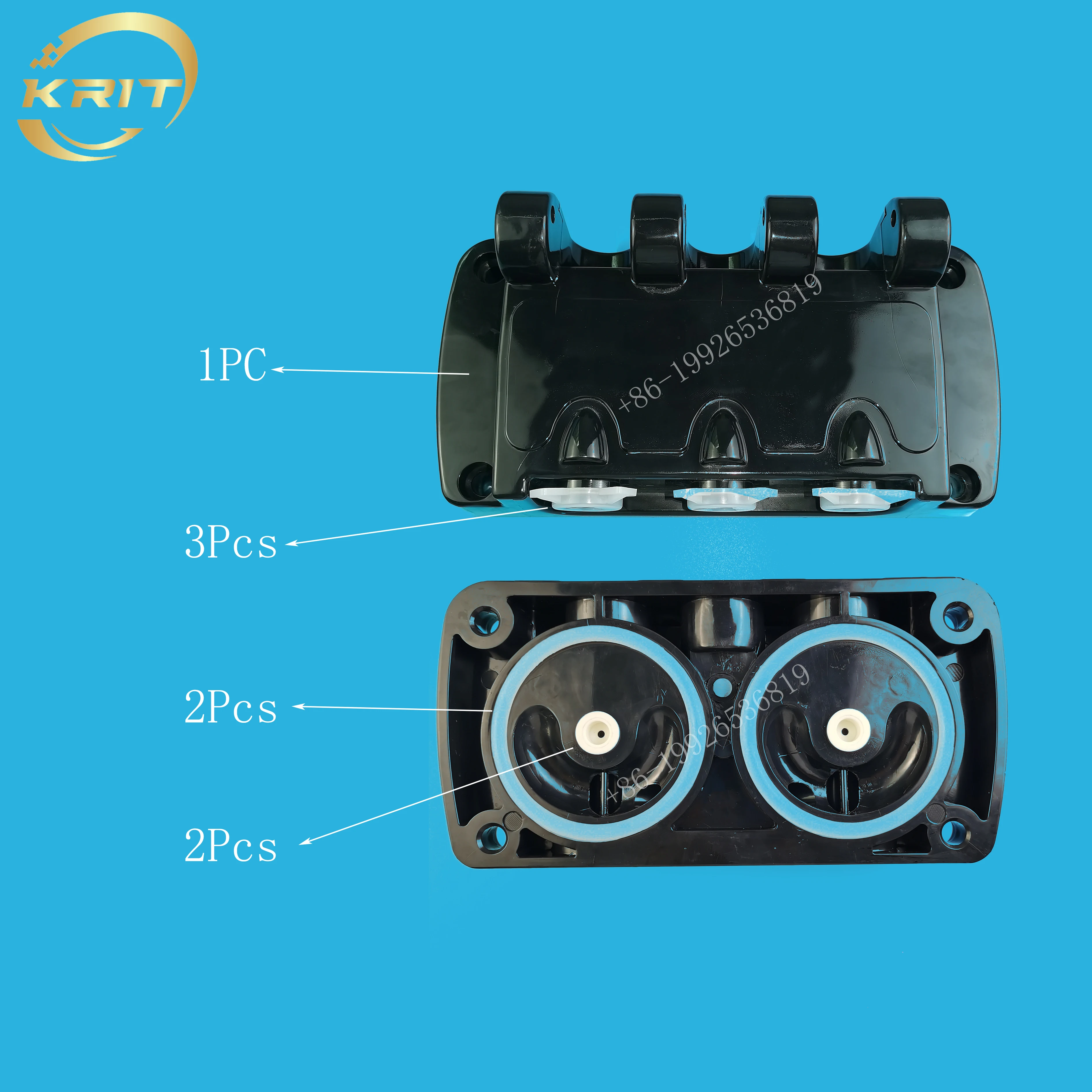 Ice Cream Maker Parts New Single Discharge Valve Set  Accessories For Donper Brand Naked Panel Without Handles