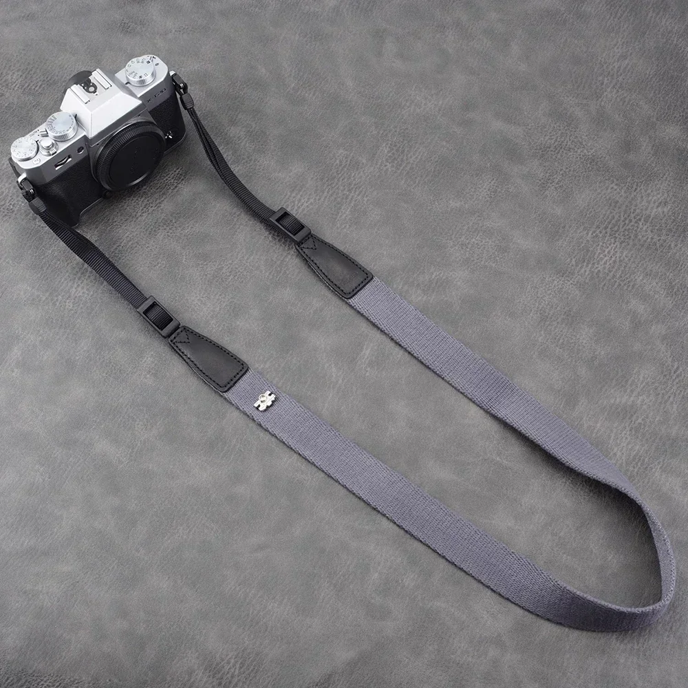 Universal Camera Strap Adjustable Cotton Leather Camera Strap DSLR Cameras Suitable For Fuji Sony Leica Camera Strap