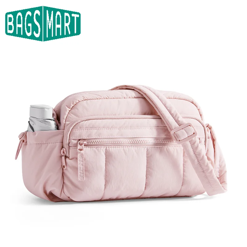 

BAGSMART Crossbody Bag Casual Women's Bag Anti Theft Travel Purse Medium Quilted Handbags Shoulder Purses Lady Shopper Bag