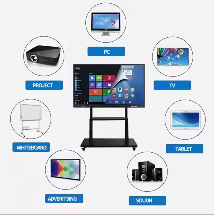 85 Inch 4K Hd Touch All-in-one Multimedia Conference Tablet Electronic Whiteboard Interactive Large Screen