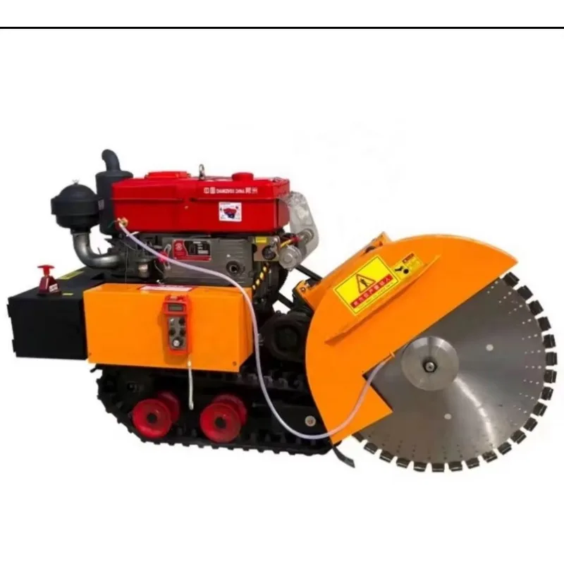 800mm Blade Track Type Road Grooving Cutter Concrete Surface Cutting Machine