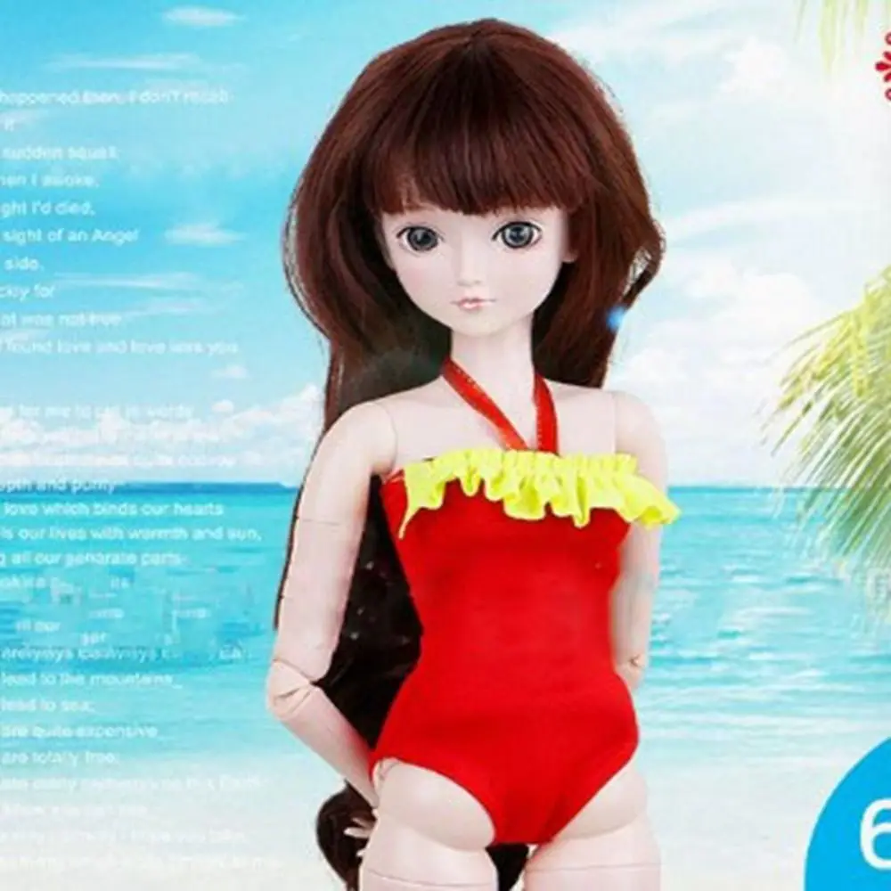 ファッション水着ビキニマルチスタイルカジュアルウェア夏のビーチ服ミニ DIY アクセサリー 1/3 BJD 60 センチメートル人形用
