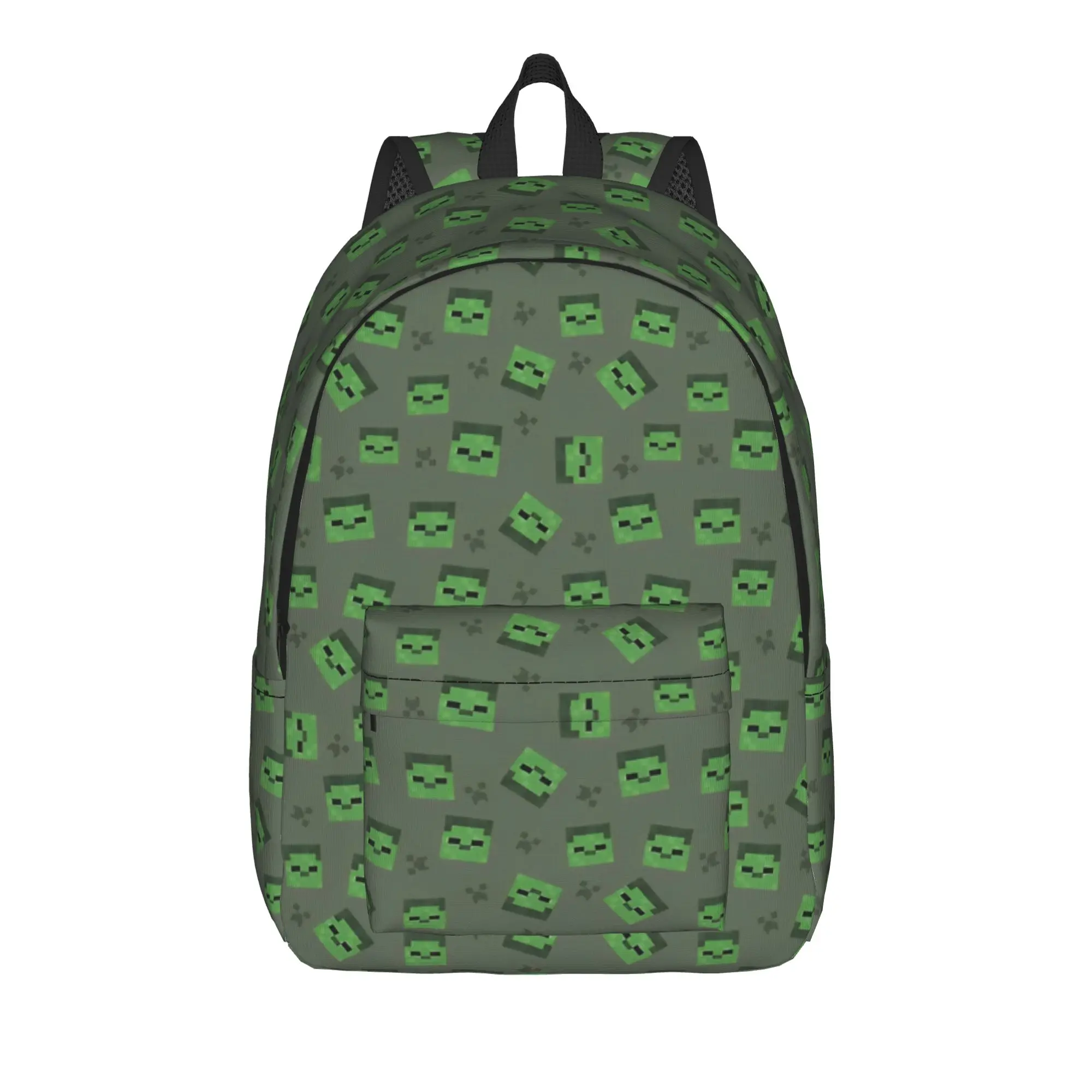 Creepers Zombie Pattern Texture Backpack for Men Women Teenage Student Work Daypack Laptop Canvas Bags Outdoor