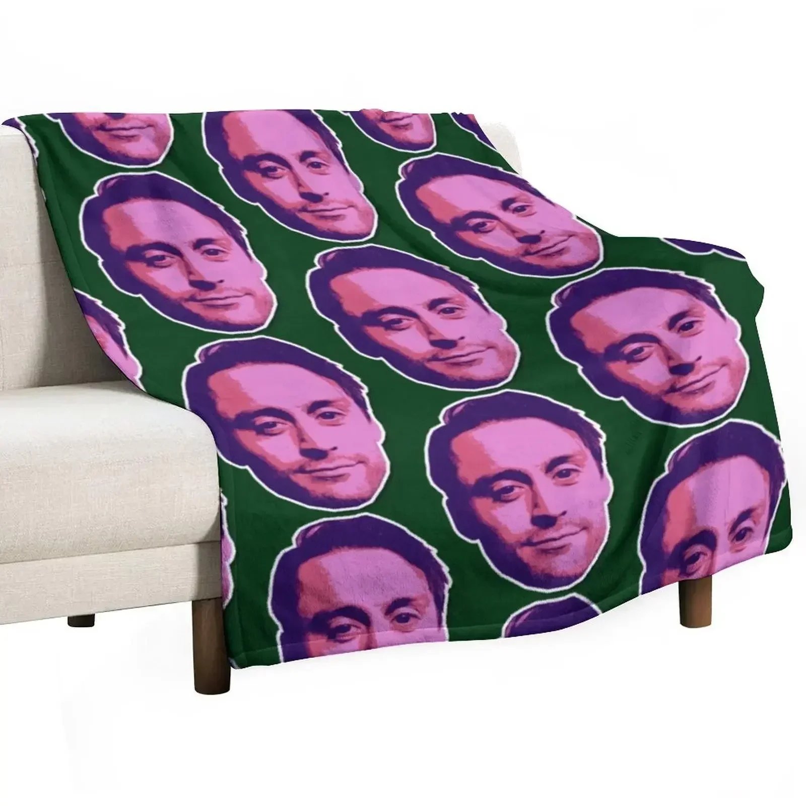 

roman roy, kieran culkin Throw Blanket All Season Lightweight Soft Blanket for Bed