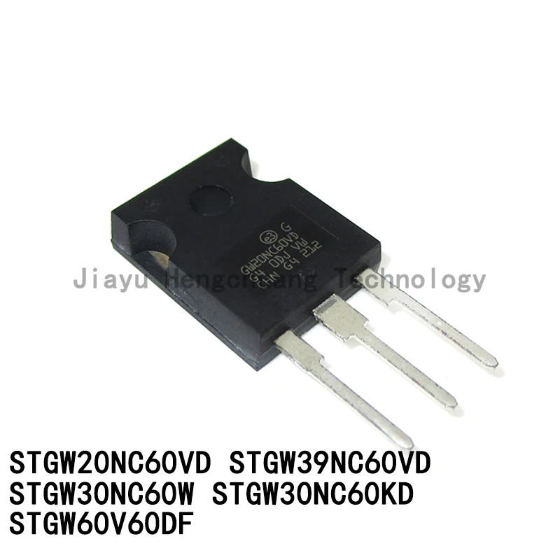 5PCS/Lot STGW20NC60VD GW30NC60W GW39NC60VD GW30NC60KD GW60V60DF TO-247 IGBT Transistors