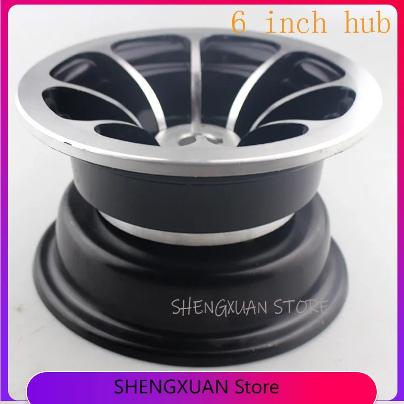 

NEWEST 6 inch keyway Aluminum alloy wheel rims fits for 4.10/3.50-6 tyres inner tube 6 '' ATV kart car Scooter Snow sweeper hub