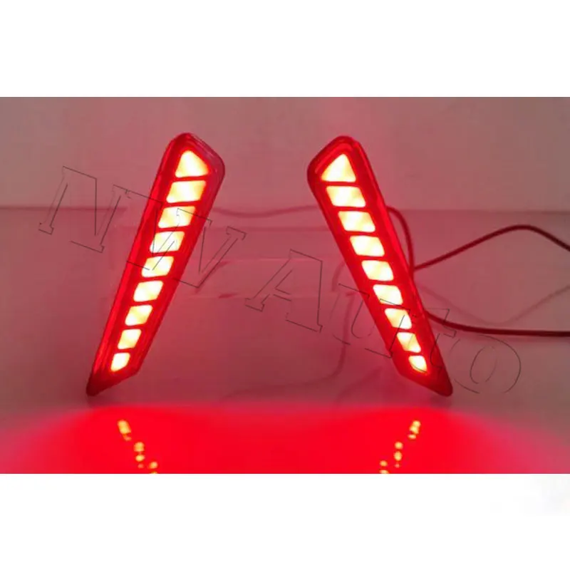 1 Pair Upgrade Rear Fog Light Fog Lamp Rear Foglight For Geely Coolray COOL Proton X50 Modifying LED Rear Bumper Light