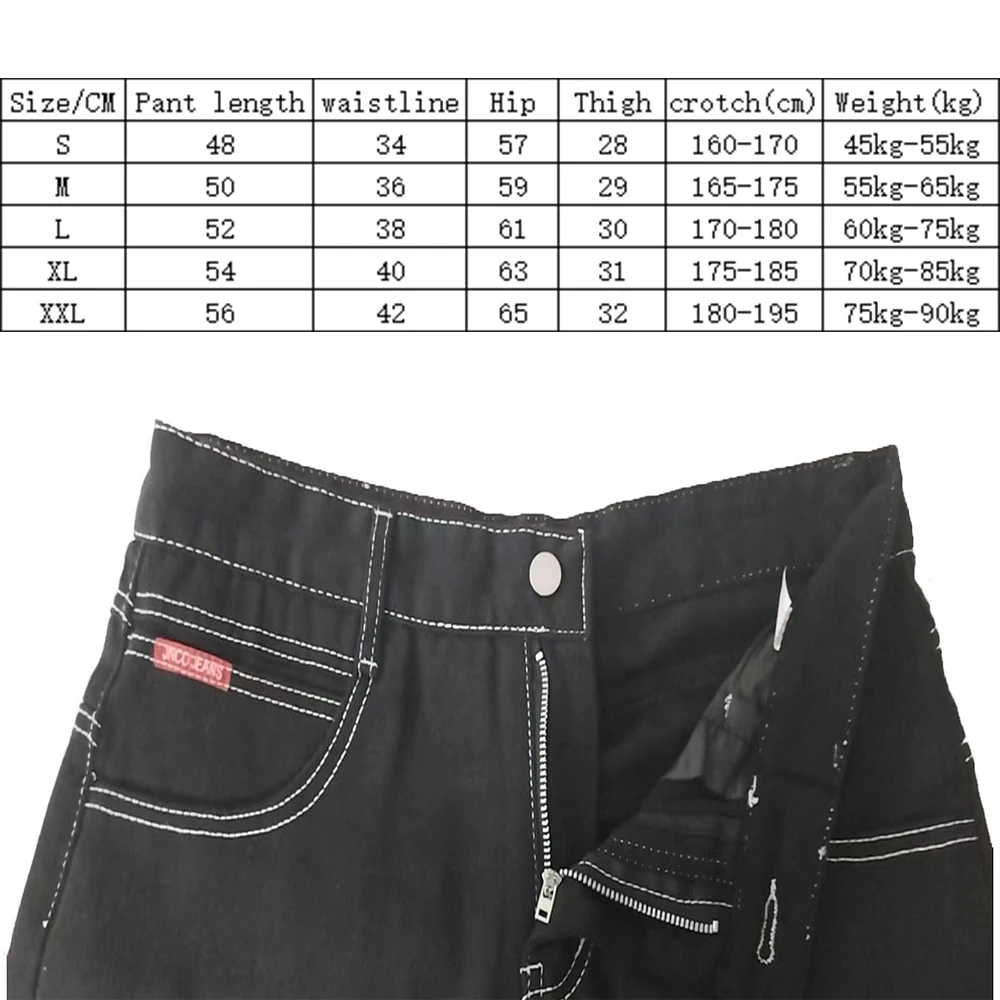 2024 Summer Y2K Hip Hop Pocket Baggy Denim Gym Shorts Mens Gothic Men Basketball Shorts Harajuku Gothic Retro Street Wear