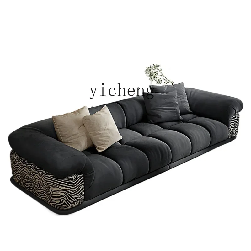 BB Fabric Sofa Living Room Retro Small Apartment Home Fashion Simple Mid-Ancient Style Sofa