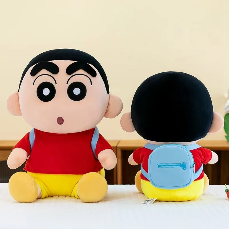 High-Quality Crayon Shin-chan Plush Toy an Adorable Multi-Functional Doll Doubles a Cuddly Sleep Companion and a Comfy Pillow