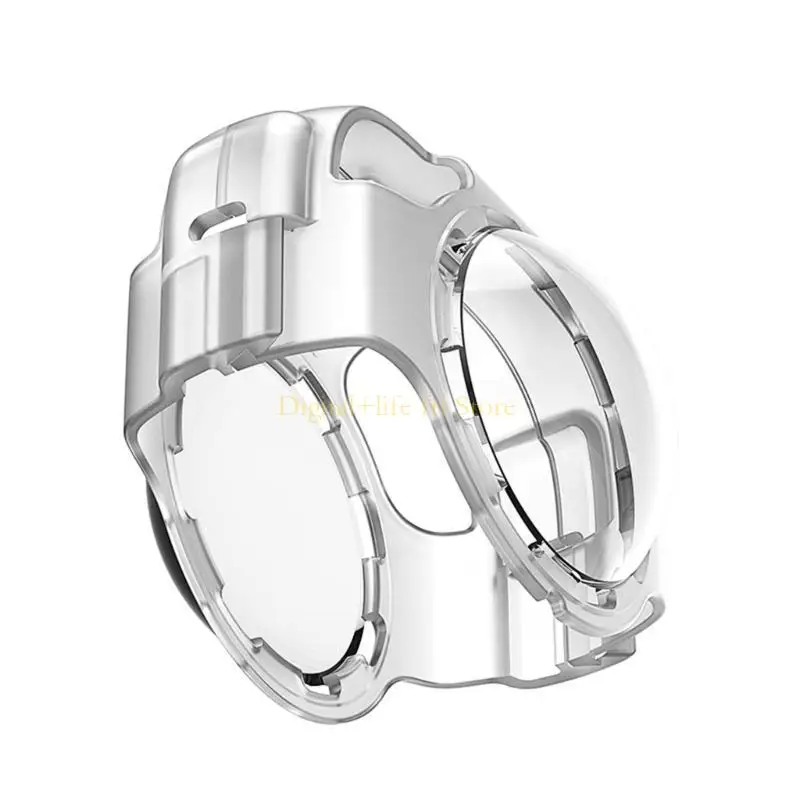 E06D PC Lens Guard Clear Caps Caps Dustproof Lens Shield لـ 360 × 3 كاميرا رياضية