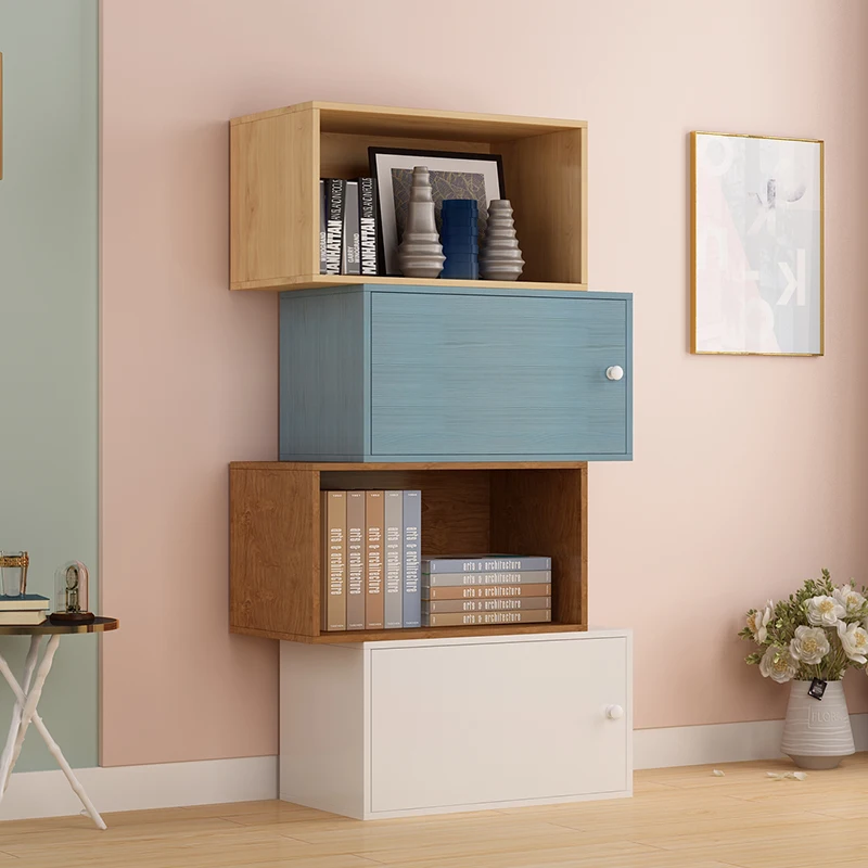 

Cubicle free combination bookcase lockers under stairs with doors Student bookcase