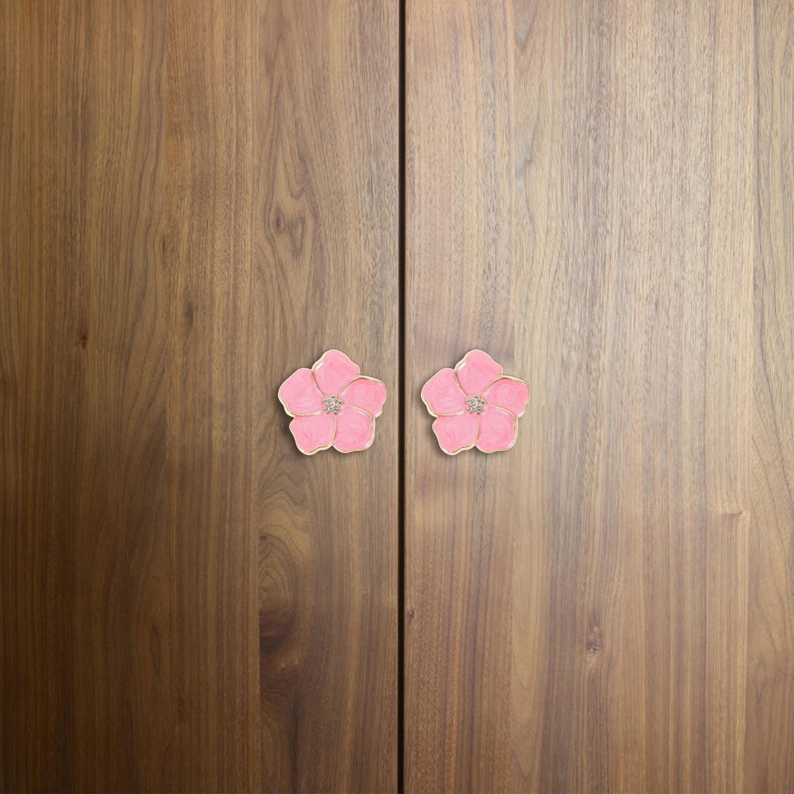 

Alloy Cabinet Knob Decorative Flower Shape Reliable Drawer Pull Handle for Dresser Wardrobe Cupboard Cabinet Knob