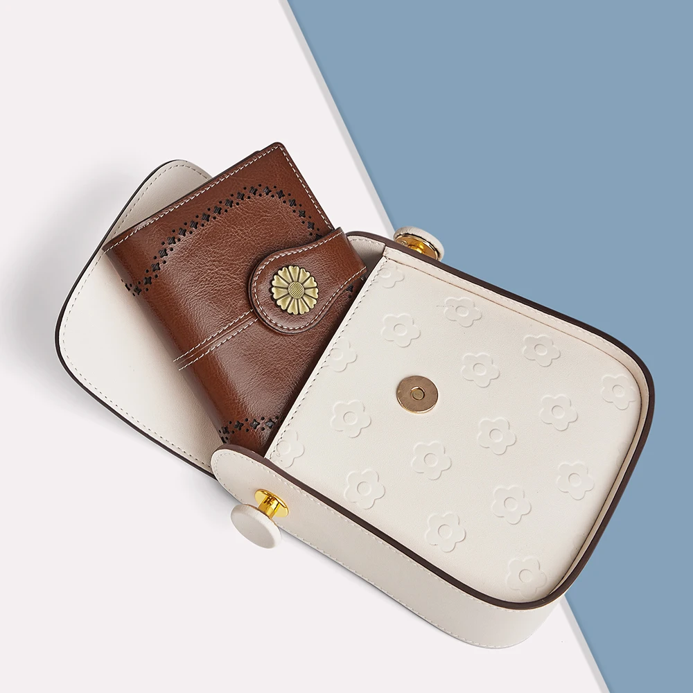 VANNANBA RFID Wallets for Women Small Bifold Wallet with Coin Purse Casual Cute Leather Wallet Credit Card Case Purse