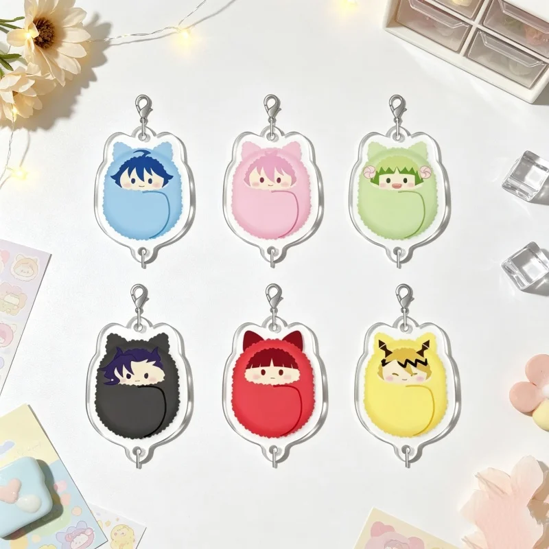 2026 Welcome to Demon School! Iruma-kun Acrylic Pendant Keychain 6CM Asmodeus Alice Iruma Suzuki Clara Valac Lovely Products