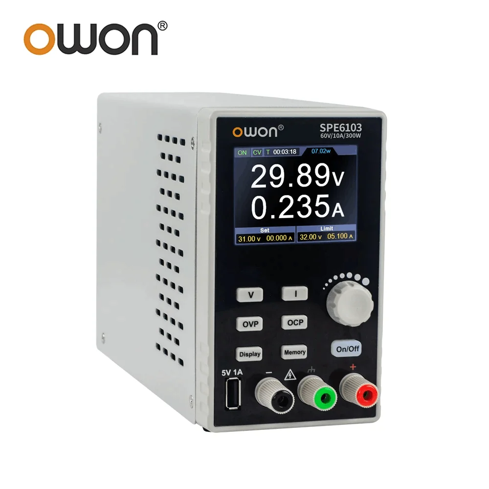 OWON SPE6103 プログラマブル 300W 60V/10A でするの