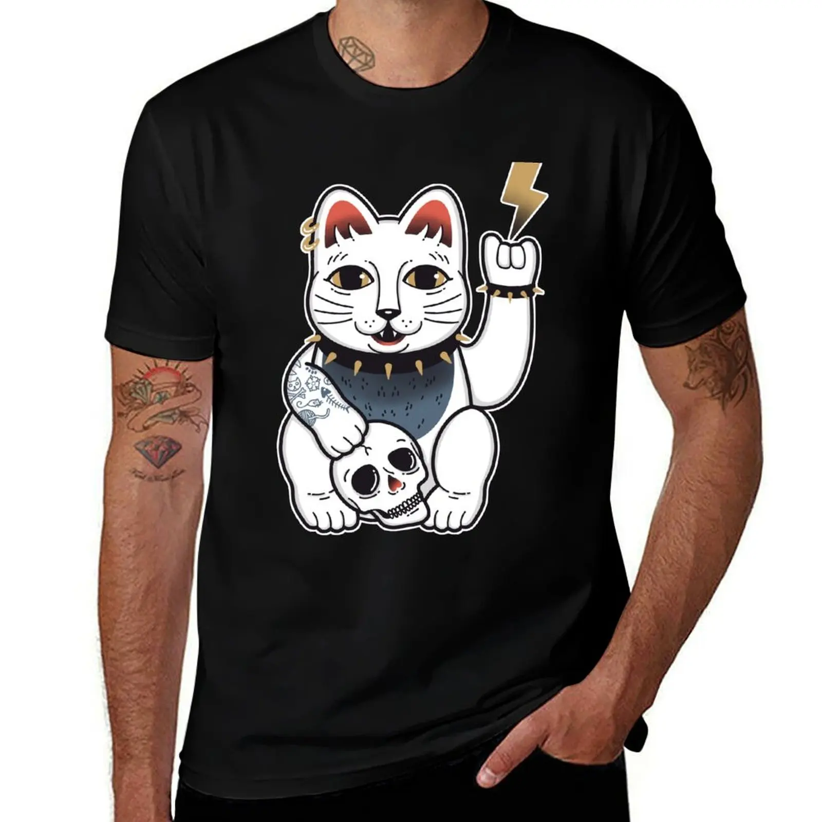 

man man man for T-Shirt T-Shirt t t shirts soft for cotton shirts cotton funny cotton t shirt Neko tattoo