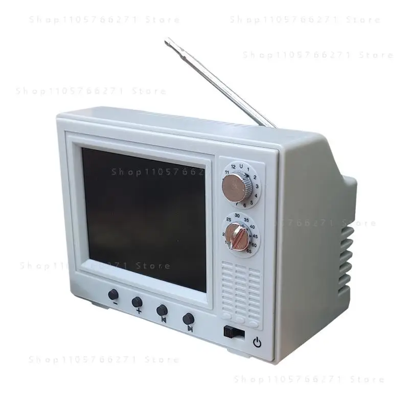 Mini Television Home Decor Video Player Living Room Ornament Practical Appliance Model Craft