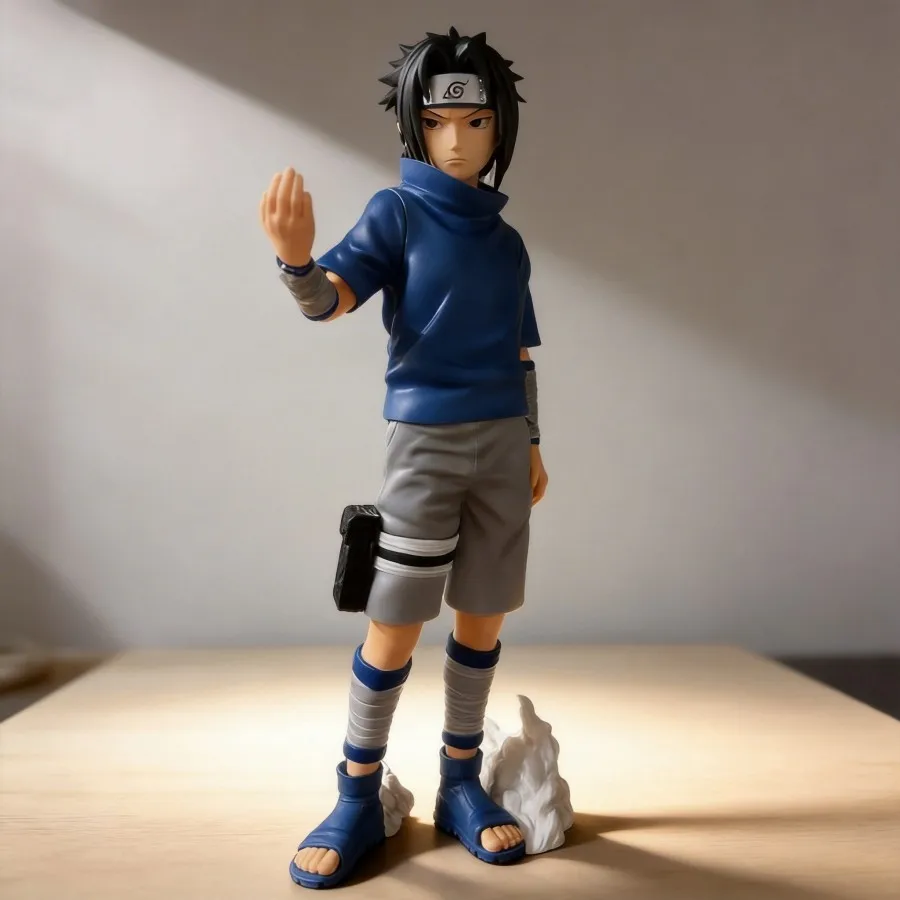 

Naruto Uchiha Sasuke Anime Figure 26cm Collectible Figure Model for Home Office Decoration