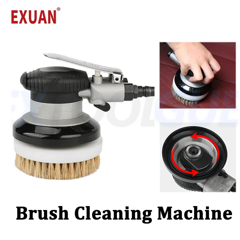 Pneumatic Brush Cleaning Machine Nylon Power tools Cleaning Car Interior Tires Ceramic Tiles Rust Removal Metal Pneumatic Tools