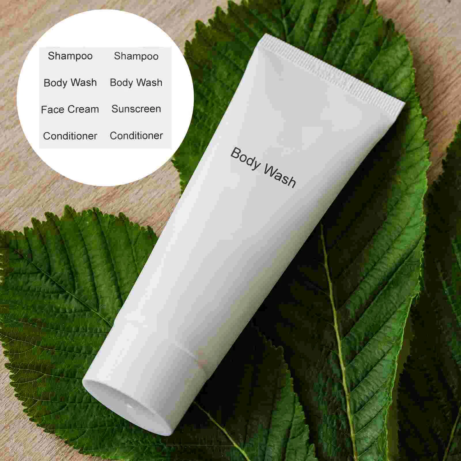 디스펜스 병 라벨 하위 병 데칼 스티커 자체 접착 병 라벨 샴푸 디스펜서 샴푸 용 화장품