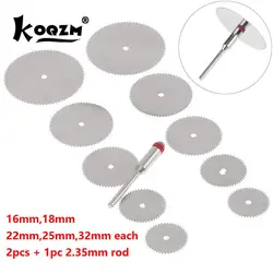 11pcs/Set Mini HSS Circular Saw Blade Metal Disc Wheel Blades Diamond Saw Blade Electric Grinding Cutting Disc Rotary Tool