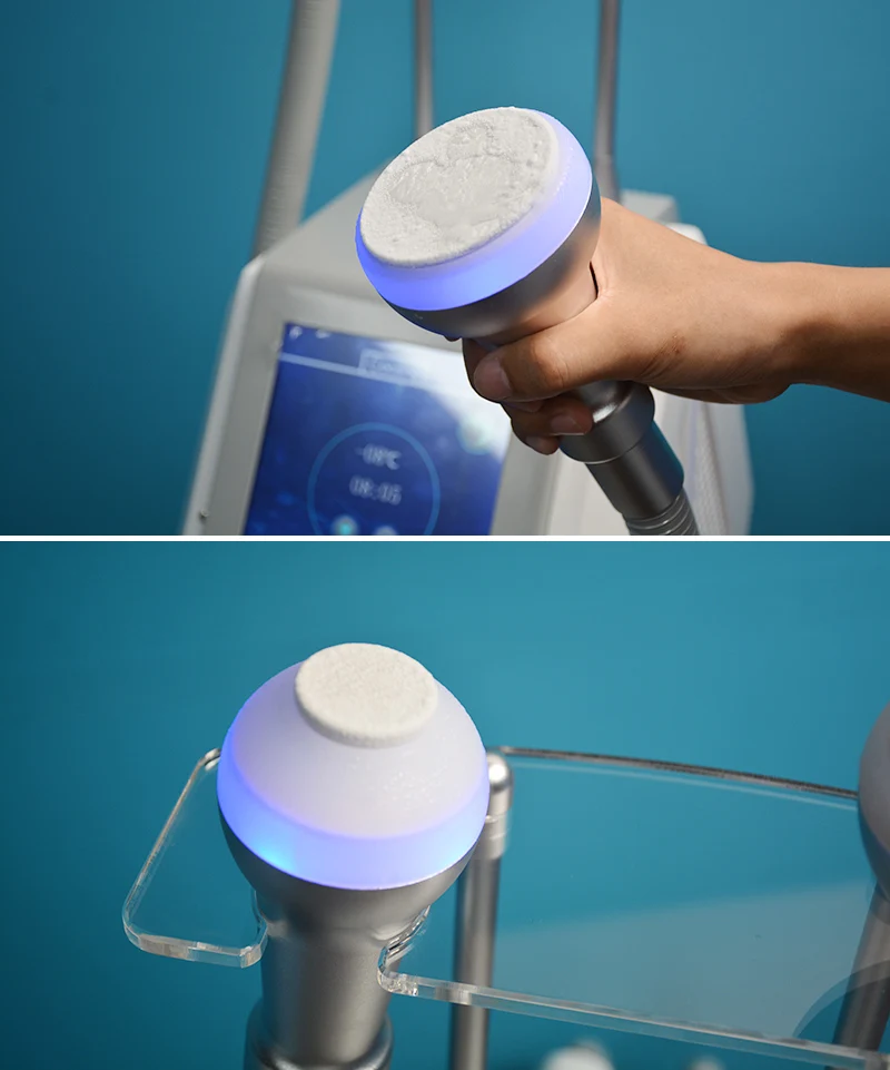 العلاج بالتبريد البرد الجلد كول كريوسكين الجسم التخسيس تشديد الحرارية T نظام الصدمات جهاز تخفيض الدهون الجمال