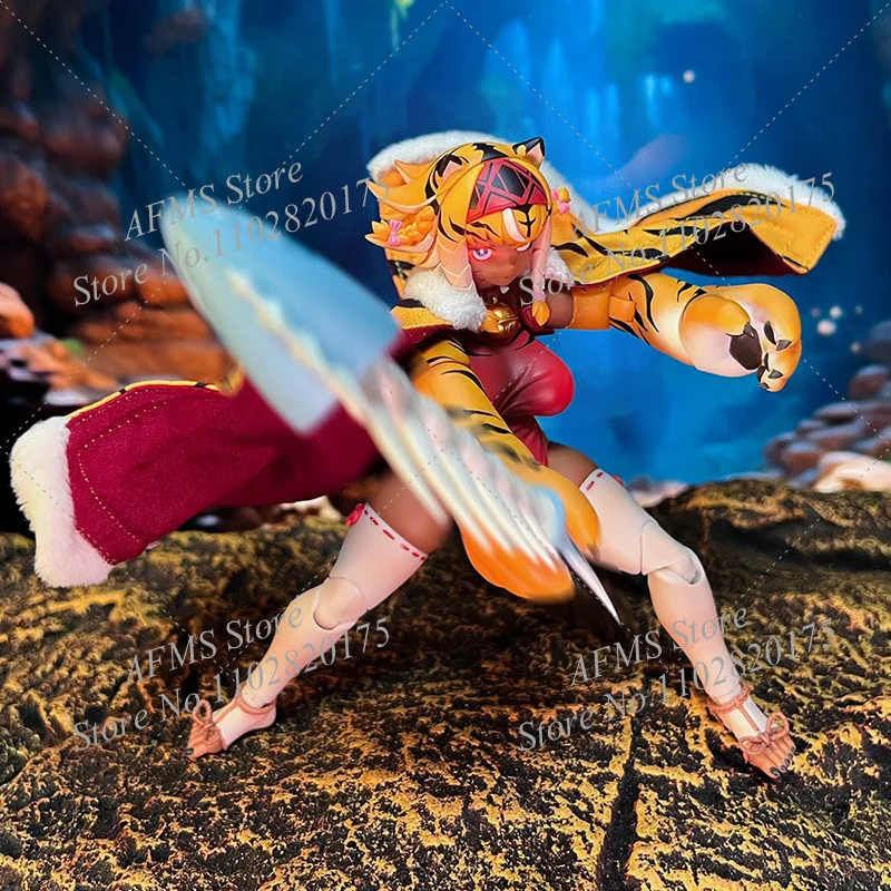 Snail Shell 1/12 Scale Mobile Suit Girl Tiger Girl Galu Fur Collar Cloak Clothes Accessory Fit 6Inch Action Figure Soldier Body view 4