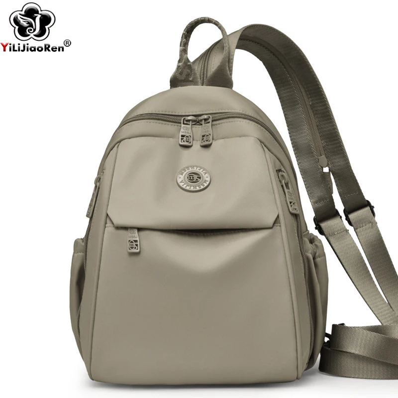 

Fashion Commuter Backpack Women Waterproof Nylon Daypack Ladies Lightweight School Bag for Teenage Girls Large Travel Rucksack