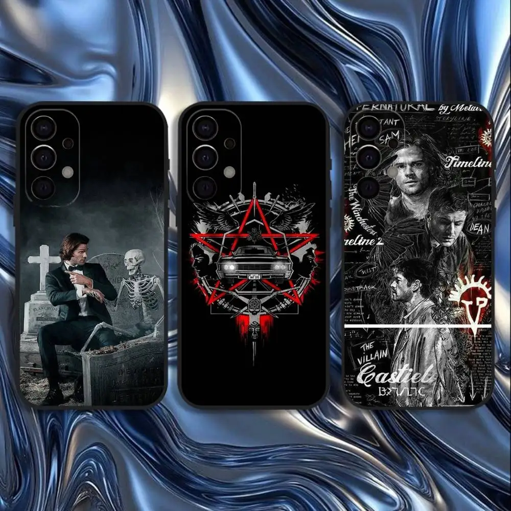 

Supernatural Tv Show Phone Case For Samsung S25,S24,S21,S22,S23,S30,Ultra,S20,Plus,Fe,Lite,5G Black Cover