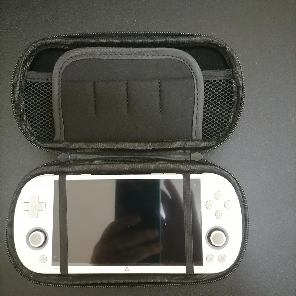 علبة سوداء من Trimui الذكية للمحترفين ، وحدة التحكم في الألعاب المحمولة ، حقيبة حمل محمولة ، شاشة 4.96 بوصة