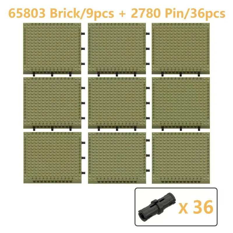Decool 16x16 Baseplate Mosaic Pop Pixel Art 65803 Building Blocks Parts Perforated Brick Base Plate Bricks Moc DIY Toys 2780