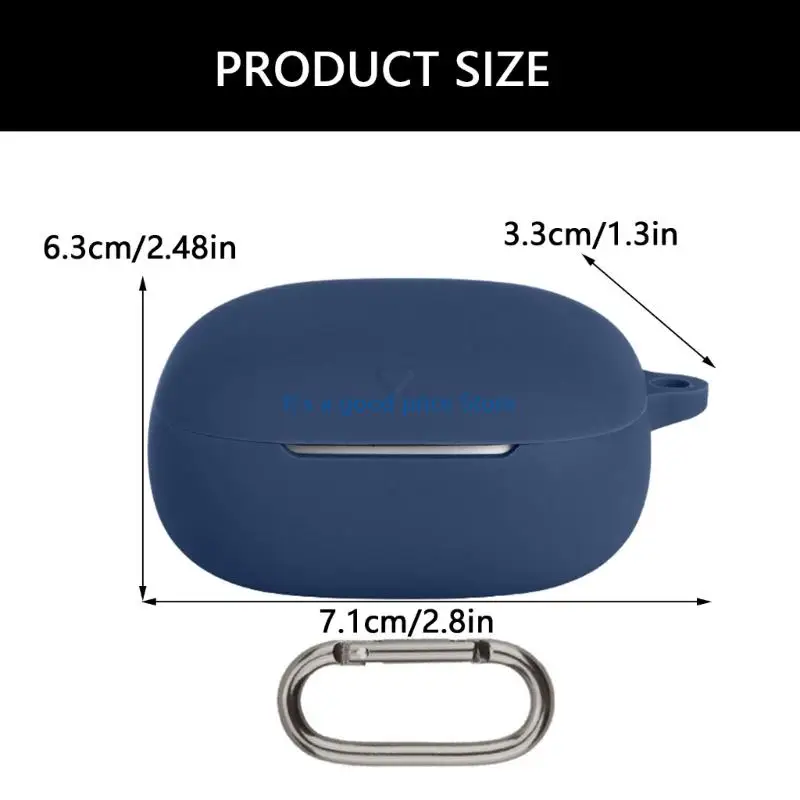 Casa protección auricular flexible carcasa a prueba choques con capas carcasa antidustes evitan entrada